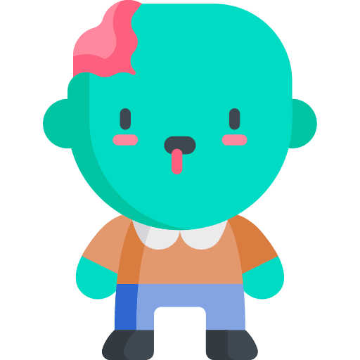 Zombie halloween fear cultures icon