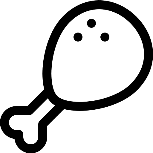 Chicken leg chicken leg food turkey leg icon