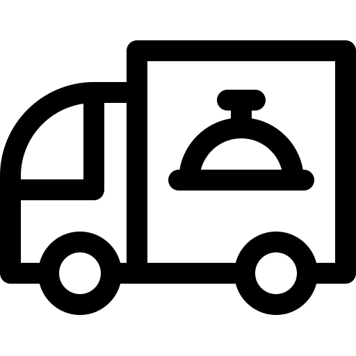 Delivery truck automobile transport transportation icon