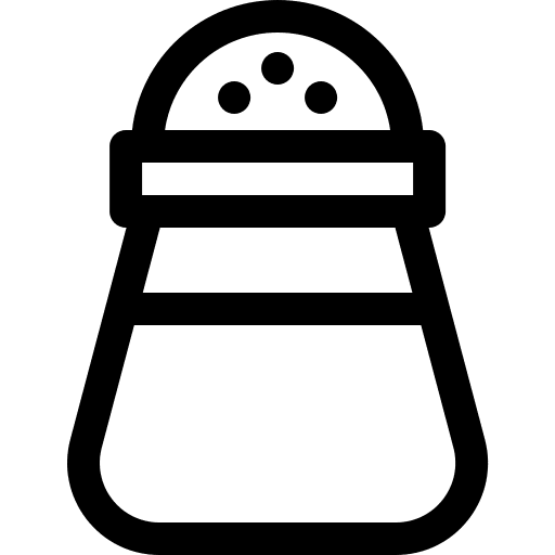 Seasoning condiment food salty icon