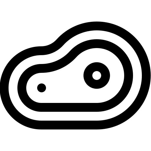 Meat food and restaurant proteins meat icon