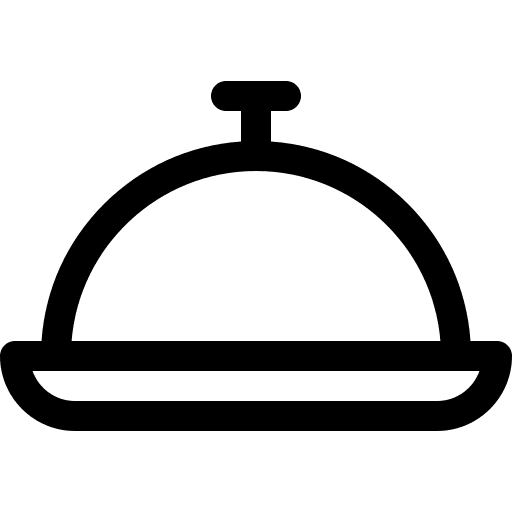 Tray dish food tray icon