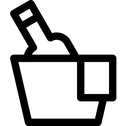 Wine bottle bottle wine food and restaurant icon