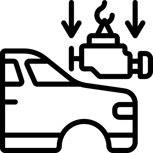 Fitting engine industry car factory icon