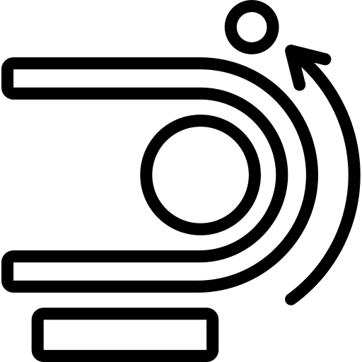 Metal metal machine bending icon