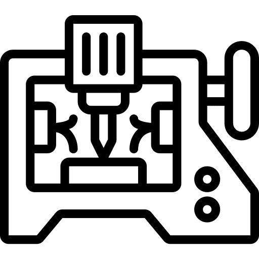 3d printer 3d printer electronics plastic icon