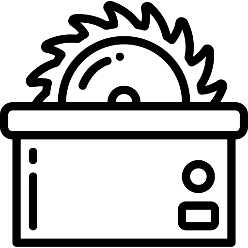 Saw saw circular saw construction and tools icon
