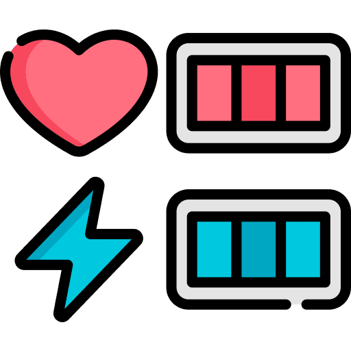 Life bar lifes loving hobbies and free time icon