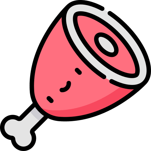 Chicken leg chicken roast chicken turkey icon