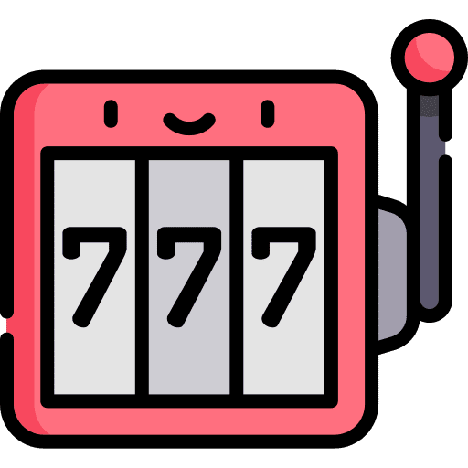 Jackpot machine gaming electronics bet icon