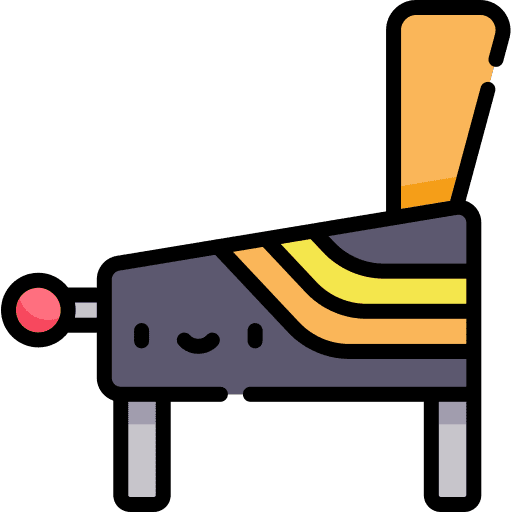 Pinball gaming hobbies and free time playing icon