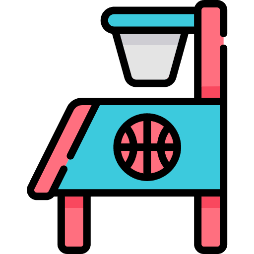 Basketball electronic multimedia gaming icon