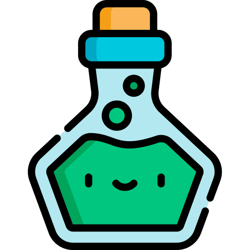 Potion liquid flask chemistry icon