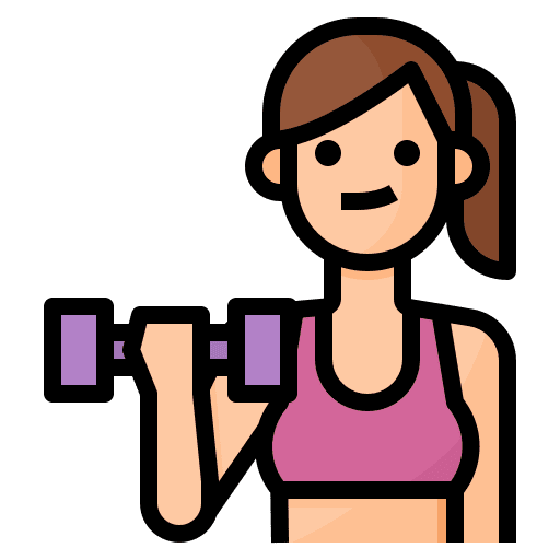 Fitness fitness people free time icon