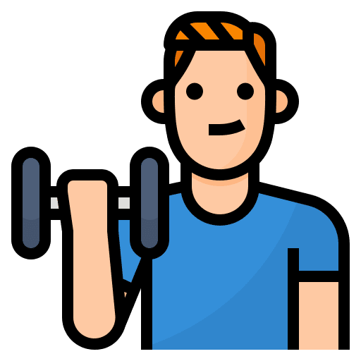Fitness lifestyle avatar free time icon