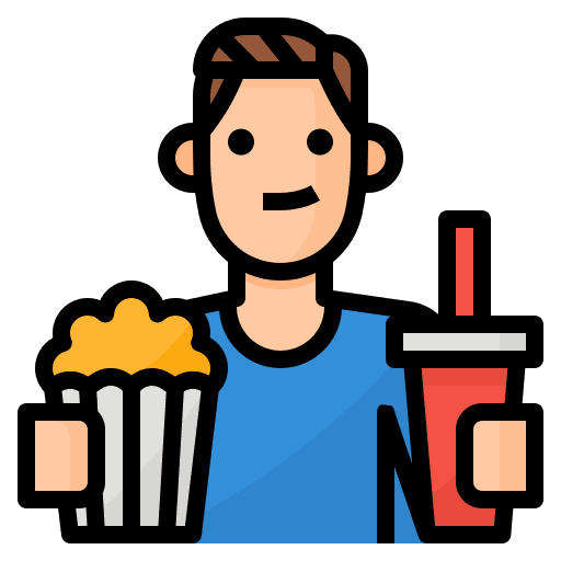 Man man softdrink people icon