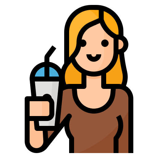 Woman hobbies avatar lifestyle icon