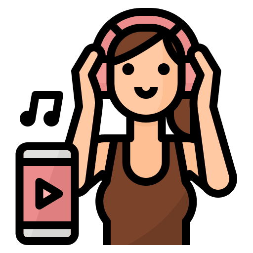 Woman hobbies people lifestyle icon