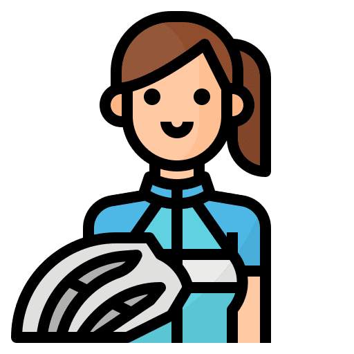 Cyclist cyclist lifestyle people icon