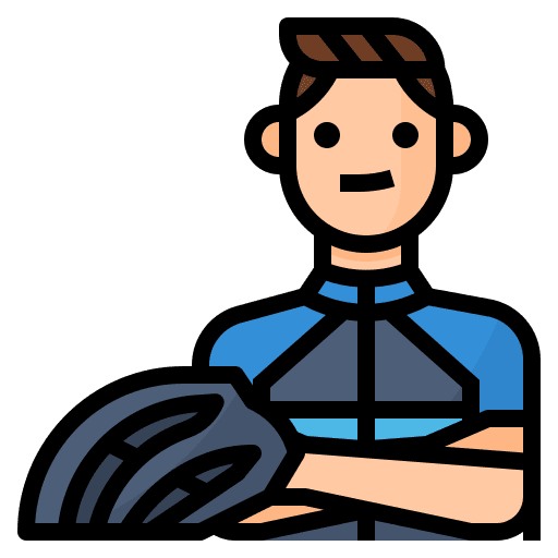 Cyclist cyclist people avatar icon
