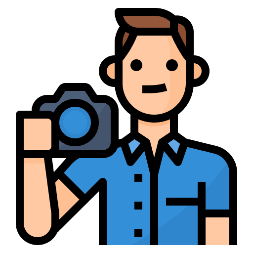 Photographer avatar lifestyle people icon