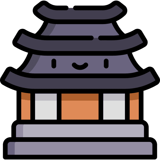 Building architecture and city building south korea icon