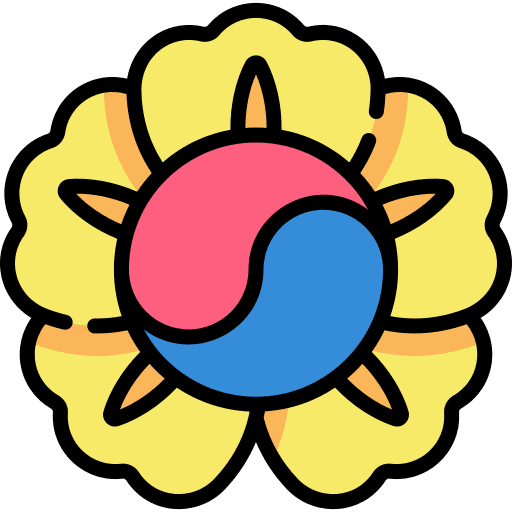 Emblem symbol korea shapes and symbols icon