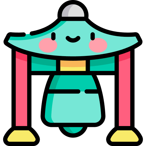 Bell architecture and city monument architectonic icon