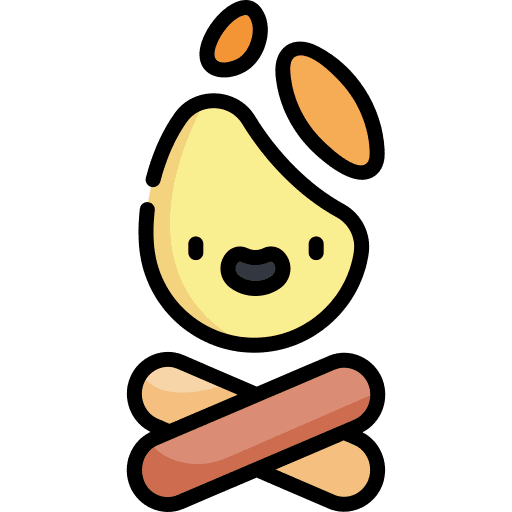 Bonfire bonfire hot flame icon