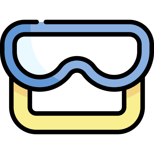 Diving goggles diving goggles dive sports icon