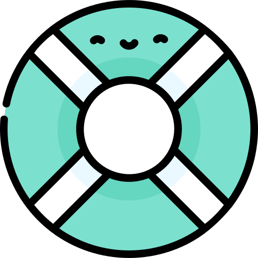 Float toy inflatable ring icon