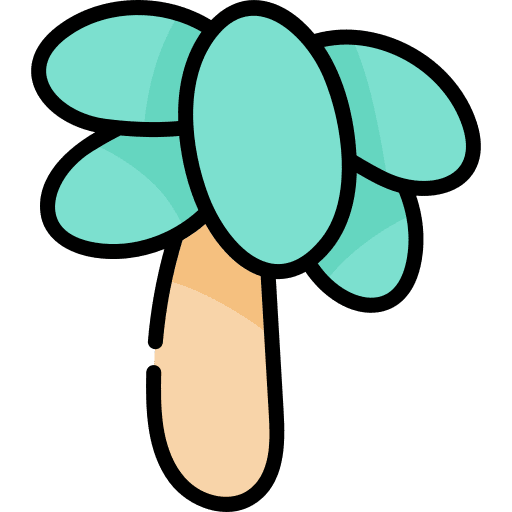 Palm tree summertime beach summer icon