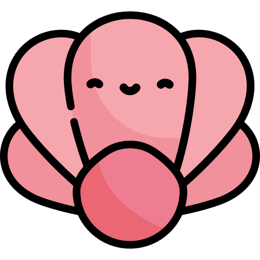 Shell clam sea life aquarium icon