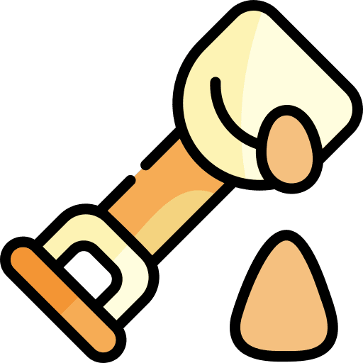 Shovel sand bucket shovel beach icon