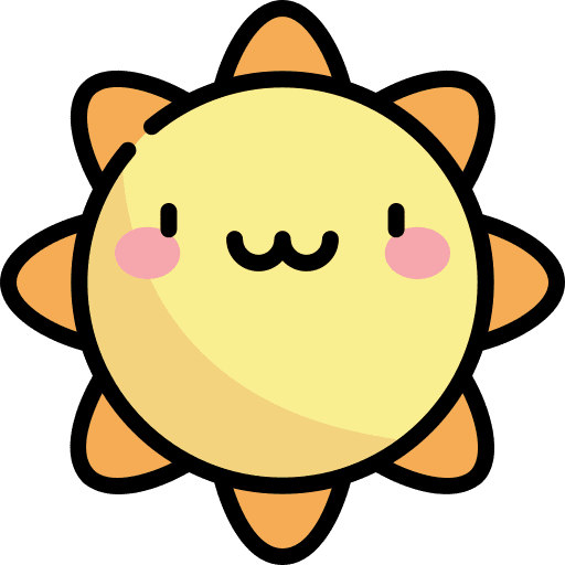 Sun sun summer nature icon