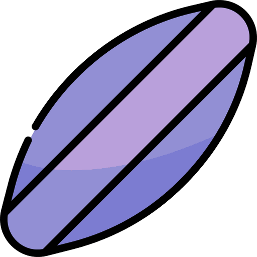 Surfboard equipment beach surfboard icon