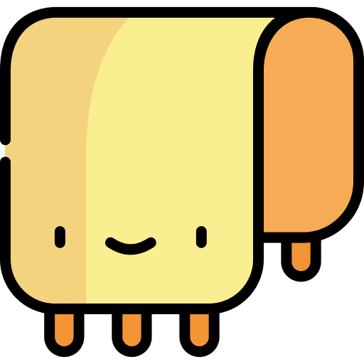 Towel towel furniture dry icon