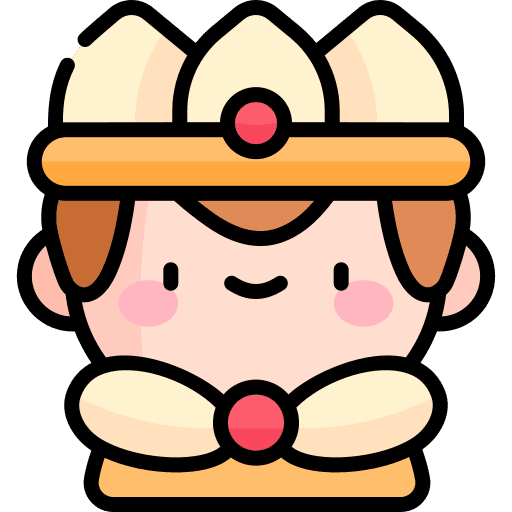 King crown costume halloween icon