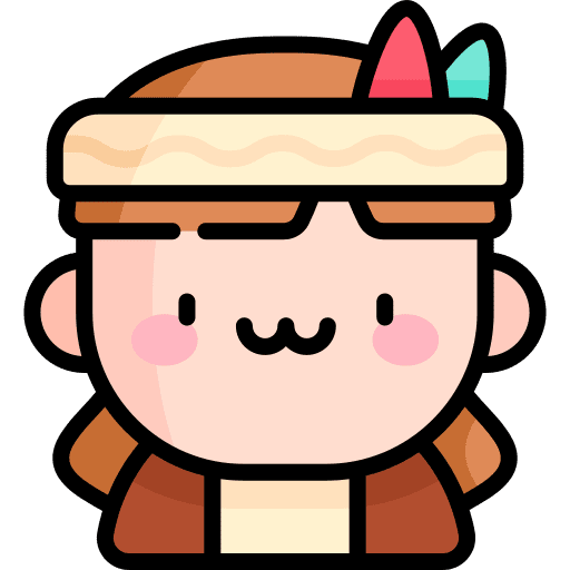 Native indian indian character avatar icon