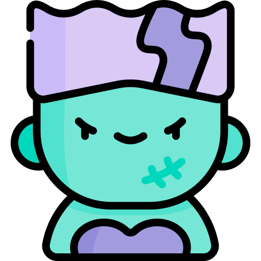 Frankenstein spooky monster fright icon