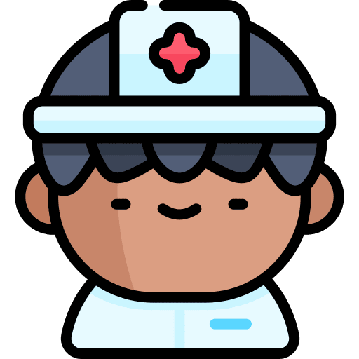 Nurse user professions and jobs doctor icon
