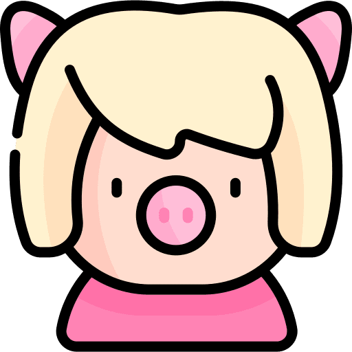 Pork user pork costume icon