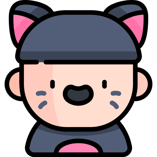 Cat profile user avatar icon