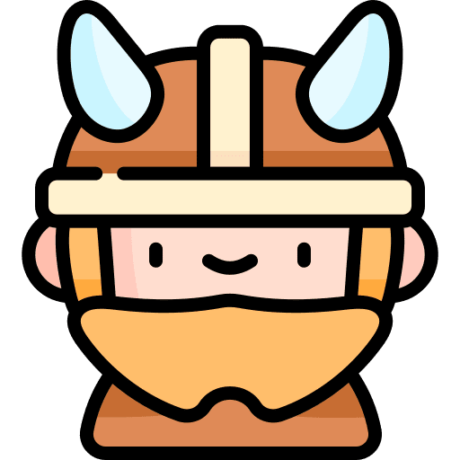Viking viking helmet halloween icon