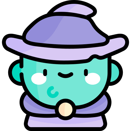 Witch character witch user icon