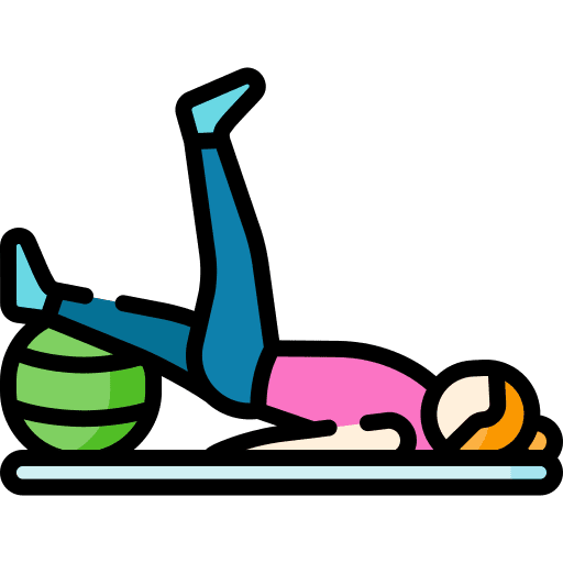Pilates wellness pose fitness icon