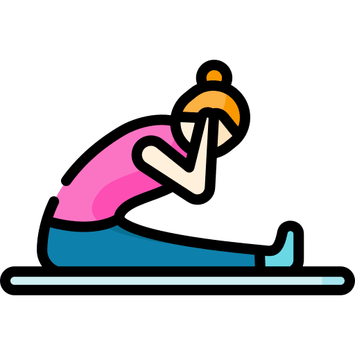 Pilates excercise yoga wellness icon