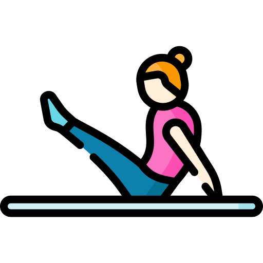 Pilates pilates fitness body icon