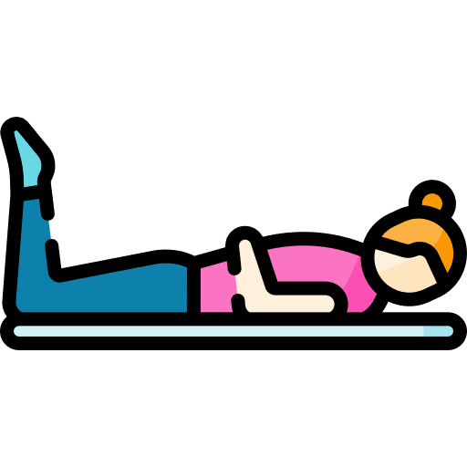 Pilates pose pilates yoga icon