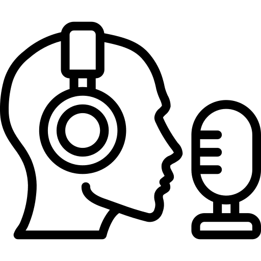 Microphone favorite podcast music and multimedia icon